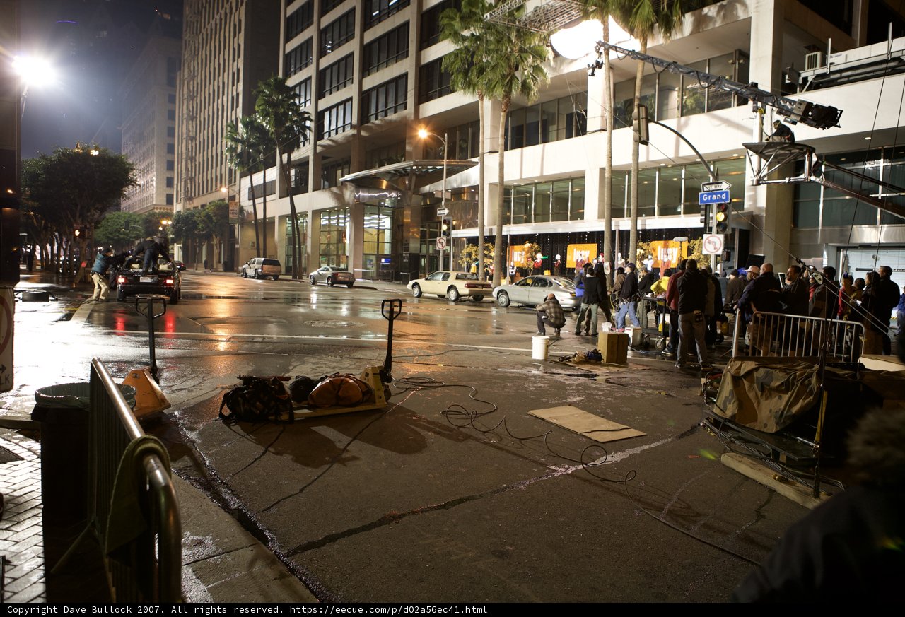 Fallen Man in a Bustling Metropolis
