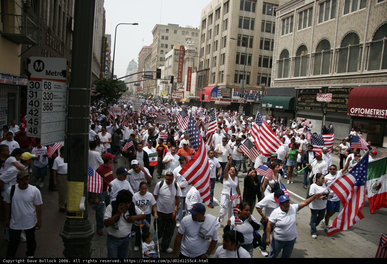 Patriotic Parade in the Heart of the City