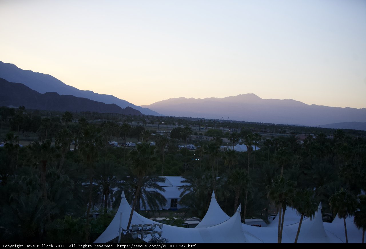 Serene Sunset in Coachella Valley