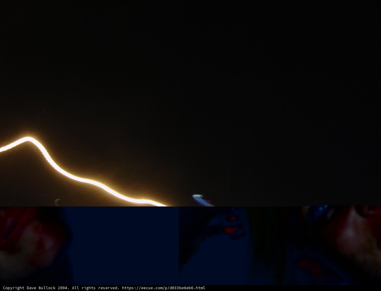 Gazing at the Glowing Light