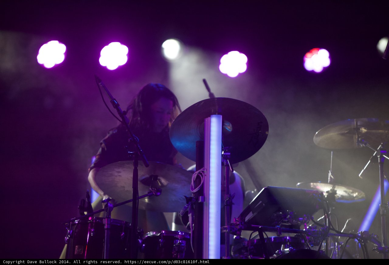 Purple Drumming Performance