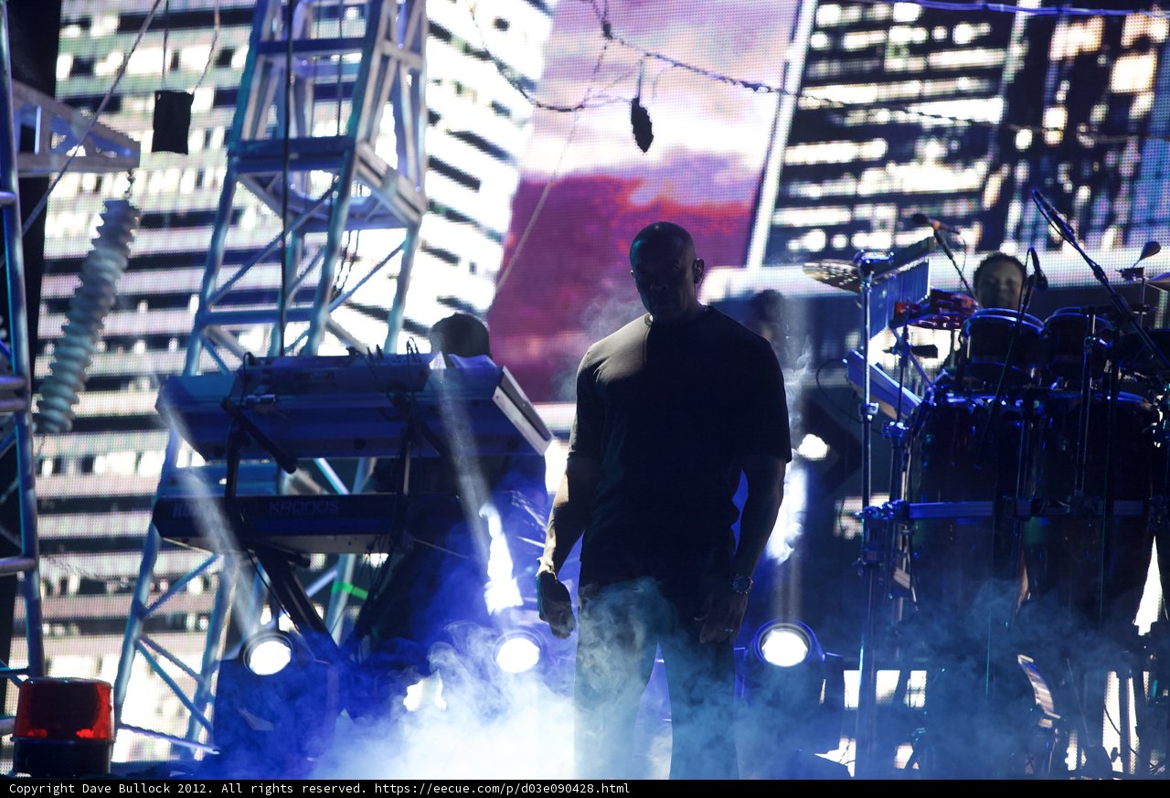 Dr. Dre Lights Up Coachella Stage