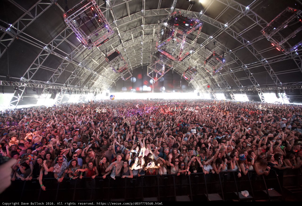 Coachella Concert Crowd