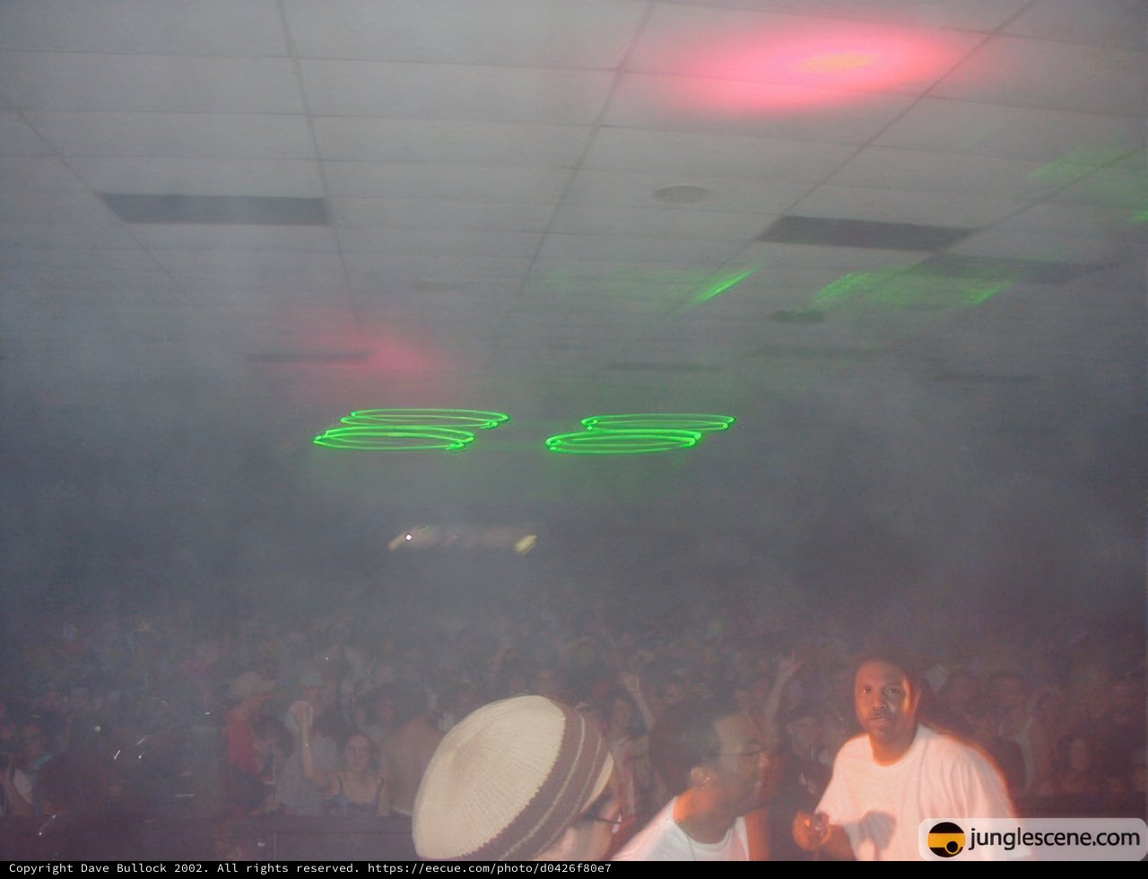 Smoke-Filled Nightclub Crowd