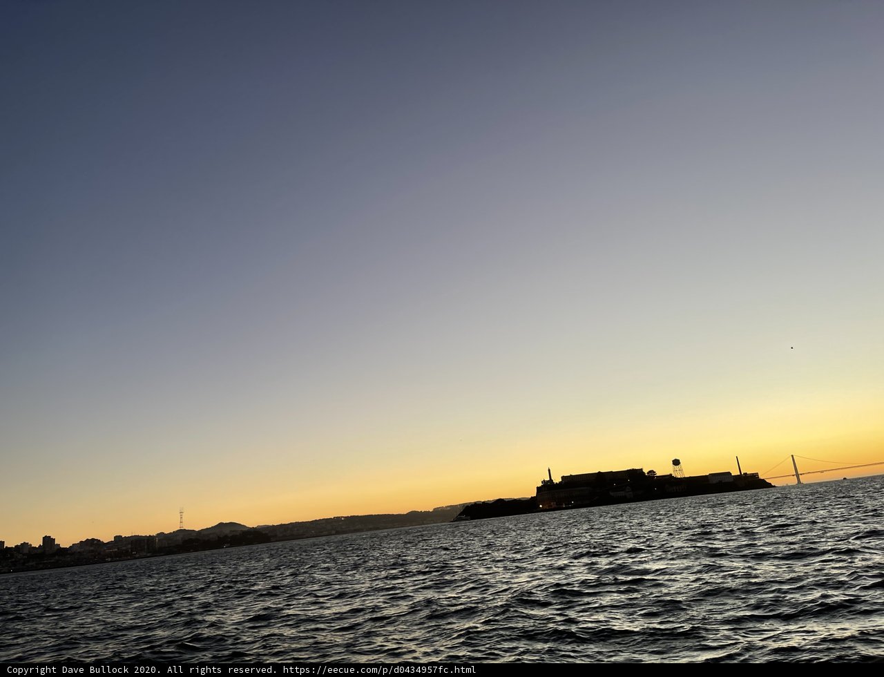 Sailing into the Sunset on San Francisco Bay