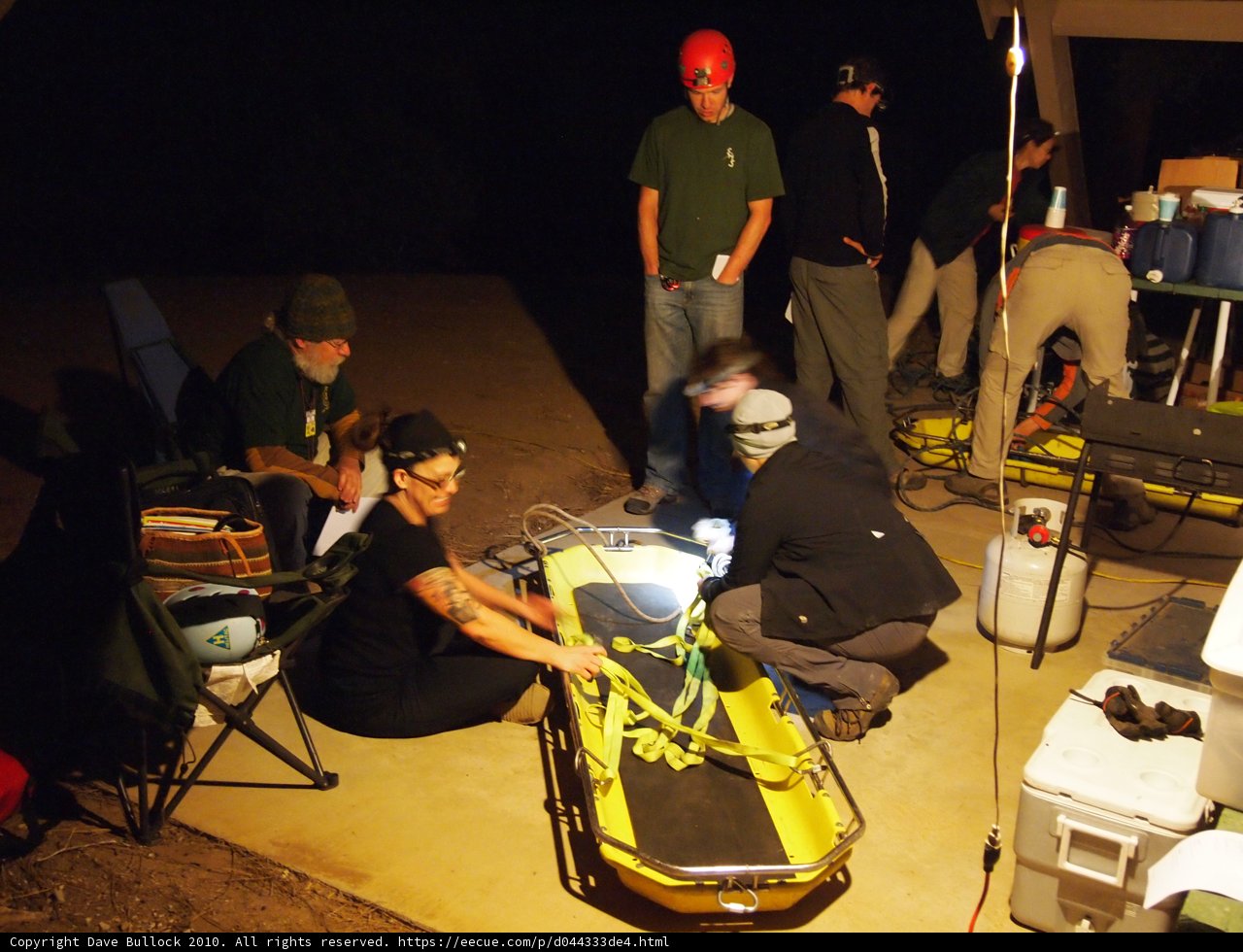 Teamwork on the Yellow Stretcher