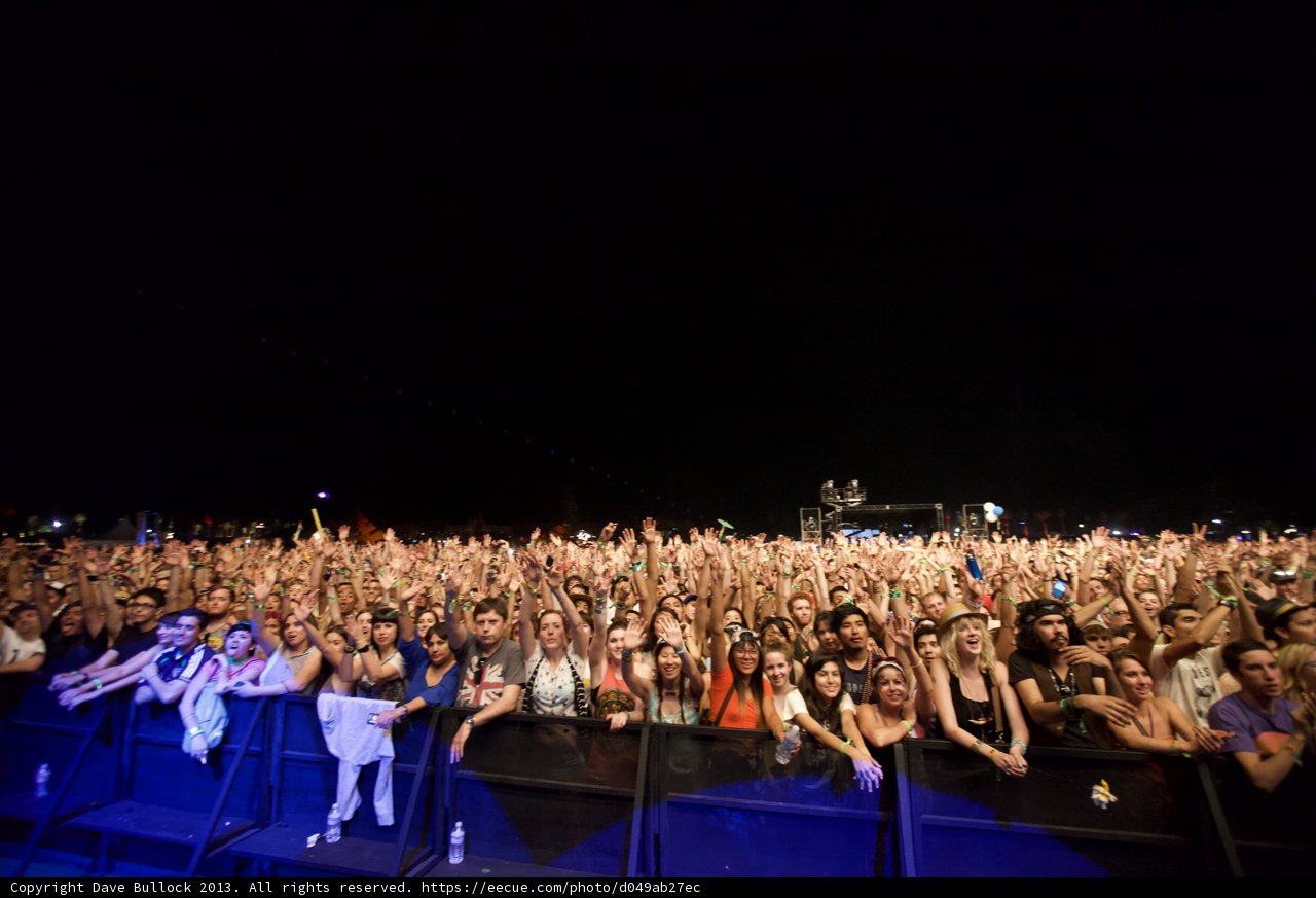 Coachella Crowd Goes Wild