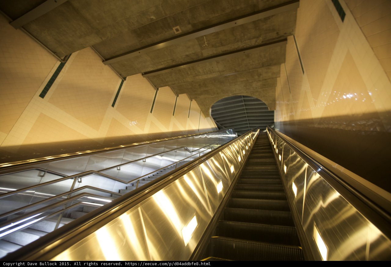Metro Escalator Wide Angle