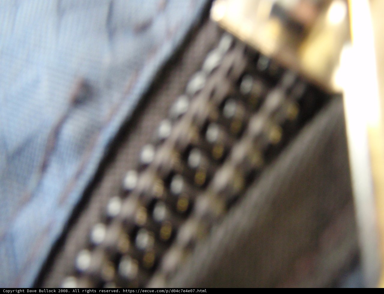 Blue Bag with a Zipper