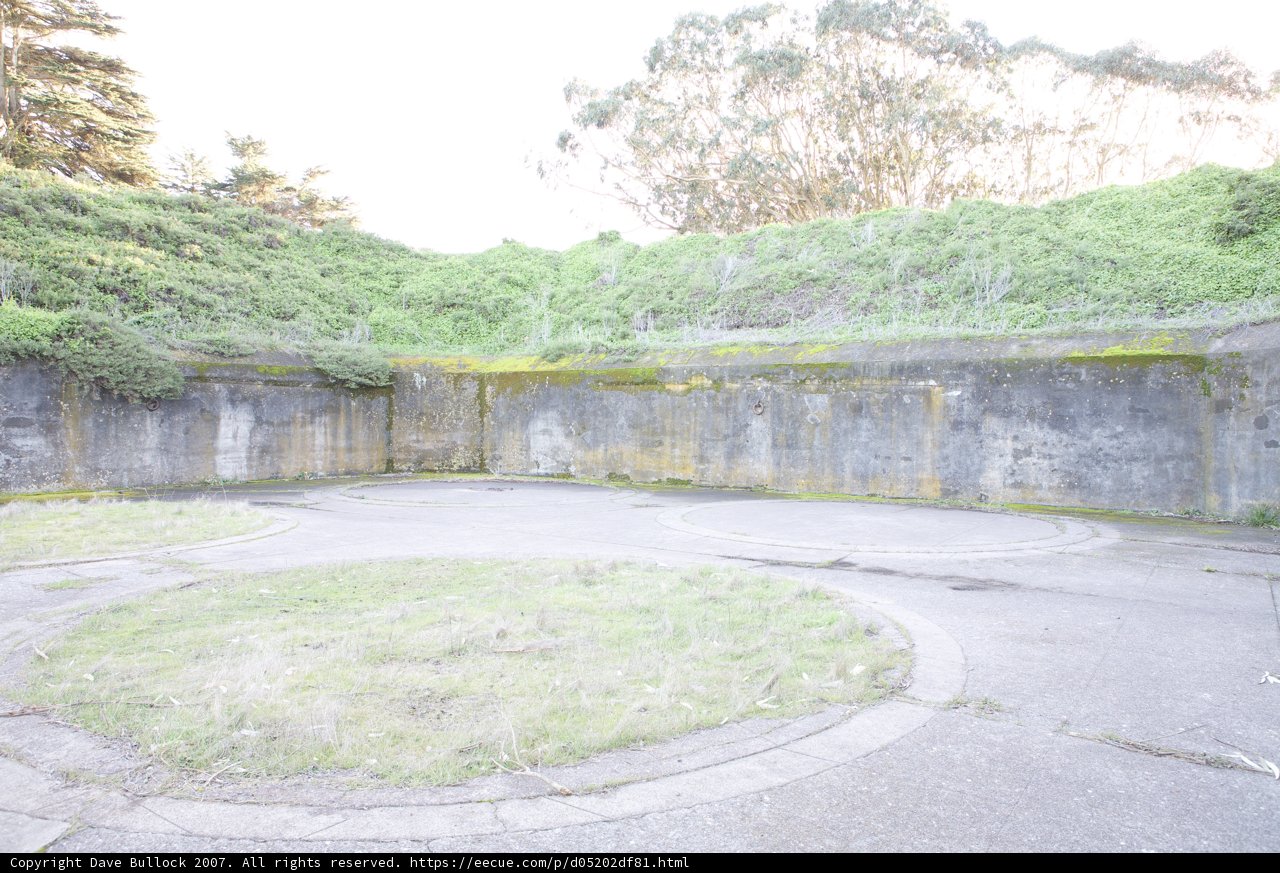 Abandoned Bunker with Circular Hole