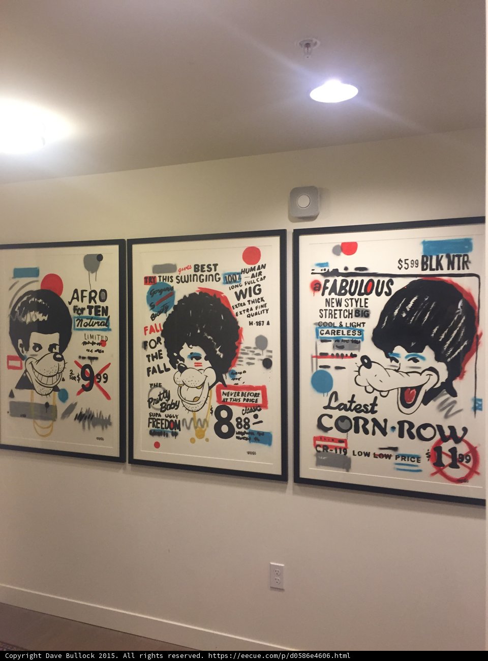 Pop Art Hair Triptych