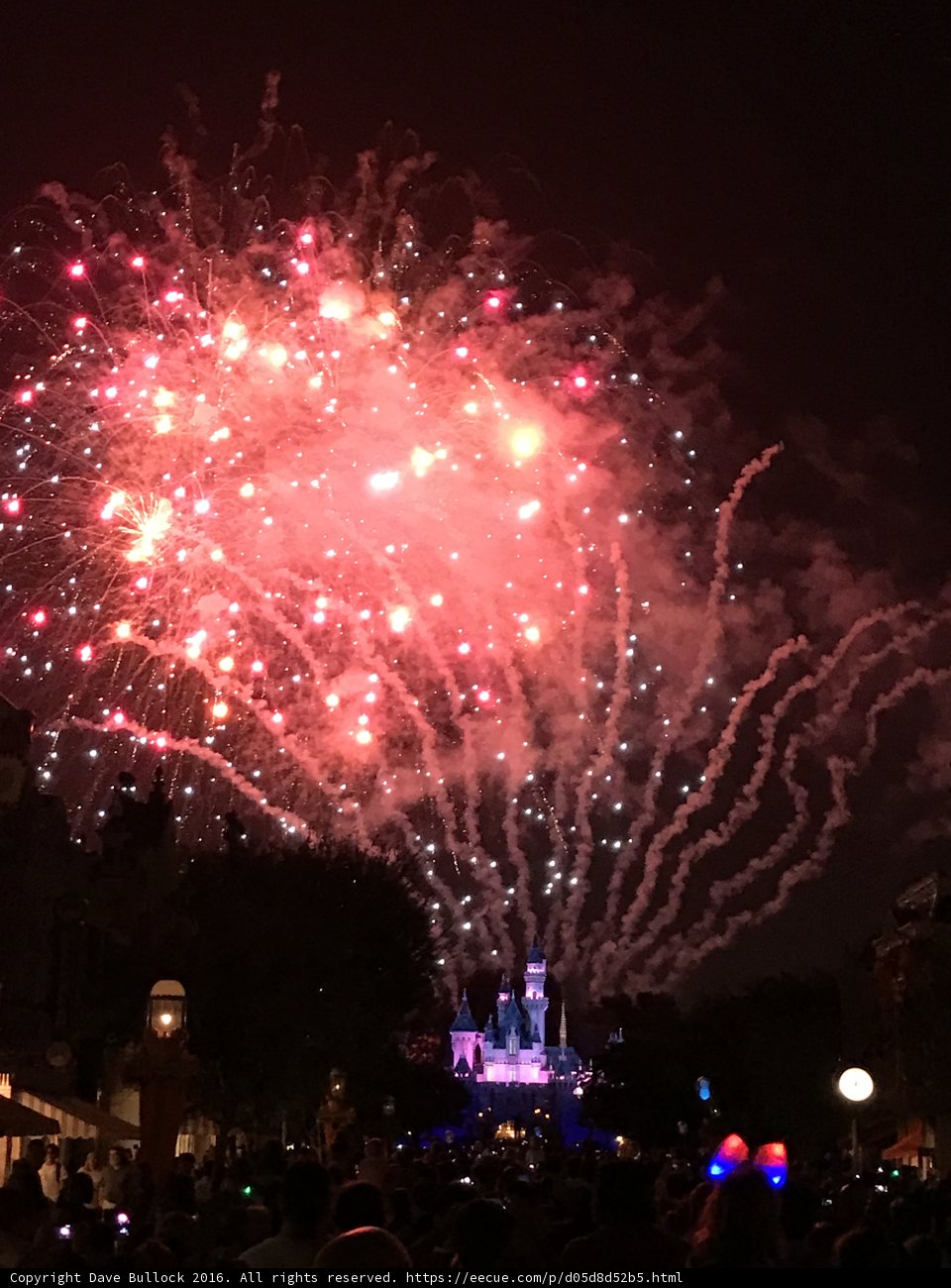 Fireworks Spectacle at Disneyland Park