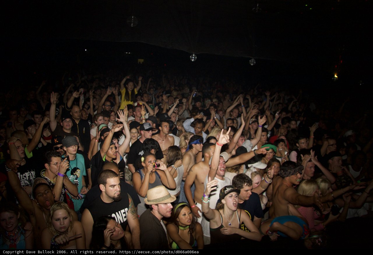 Urban Nightlife Concert with a Thrilling Crowd