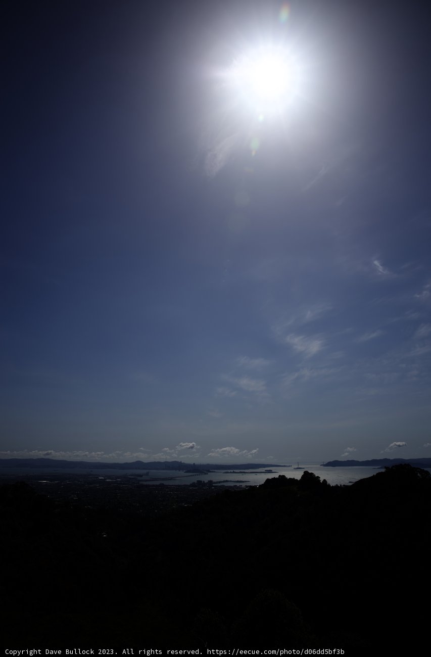 Radiant Sunset on Berkeley Hillside