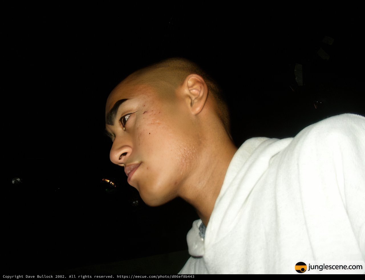 Shaved Head Self-Portrait