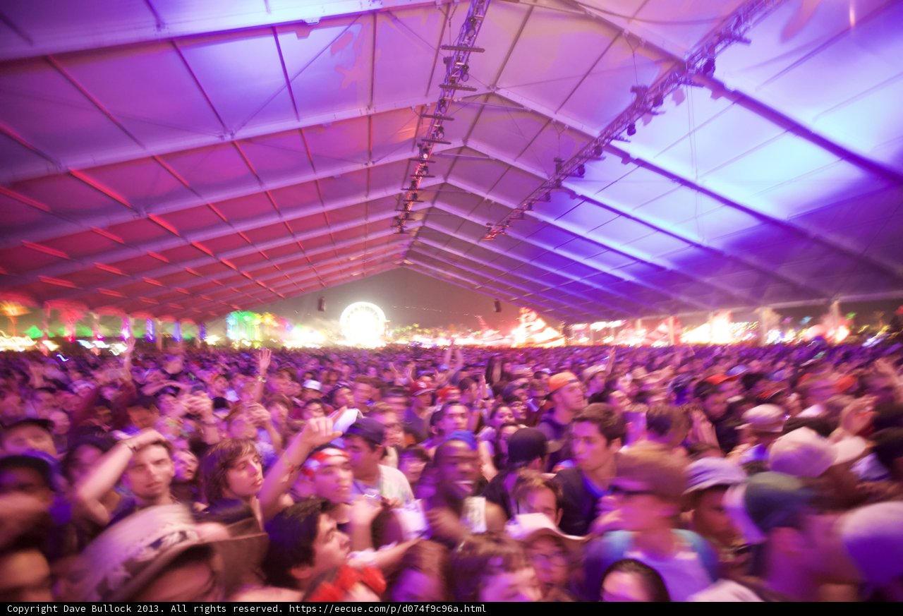 Electric Atmosphere at Coachella's Tent