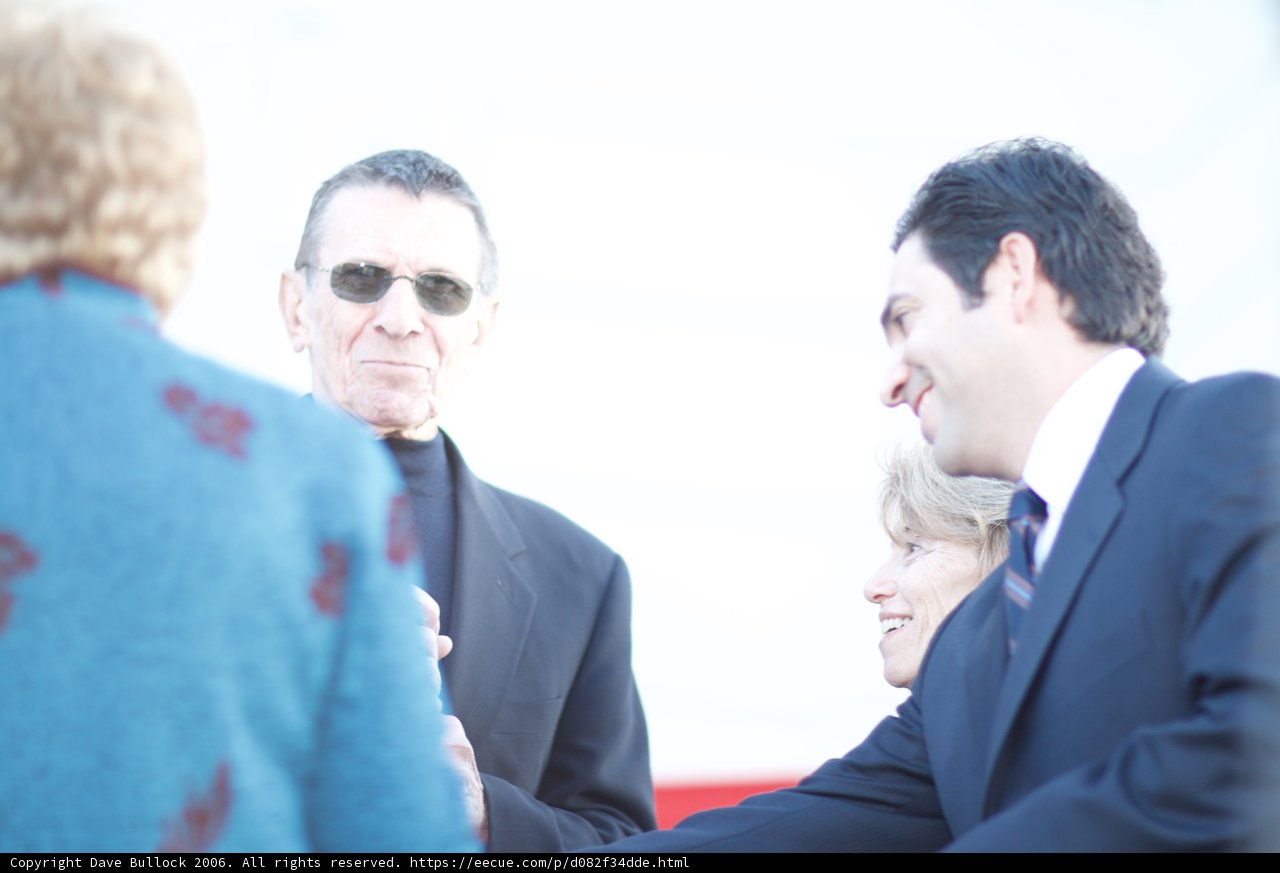 Leonard Nimoy in Classic Sunglasses and Suit