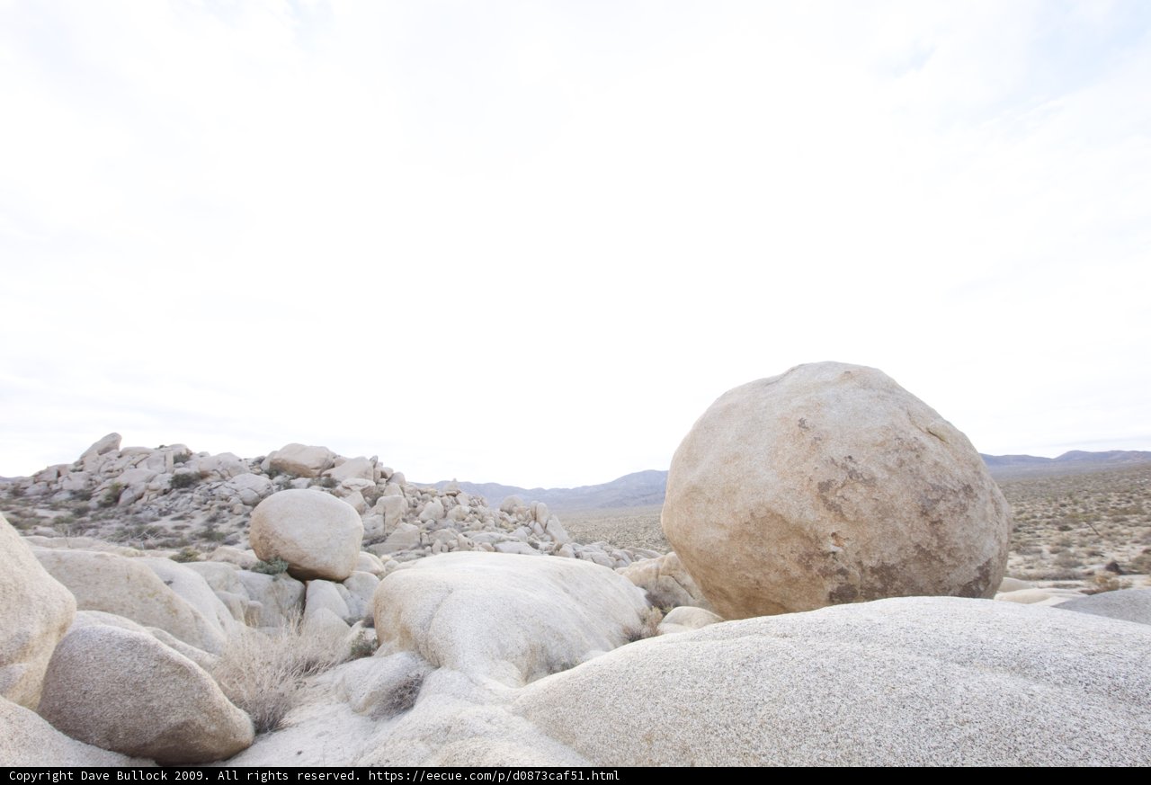 Majestic Boulder in the Desert