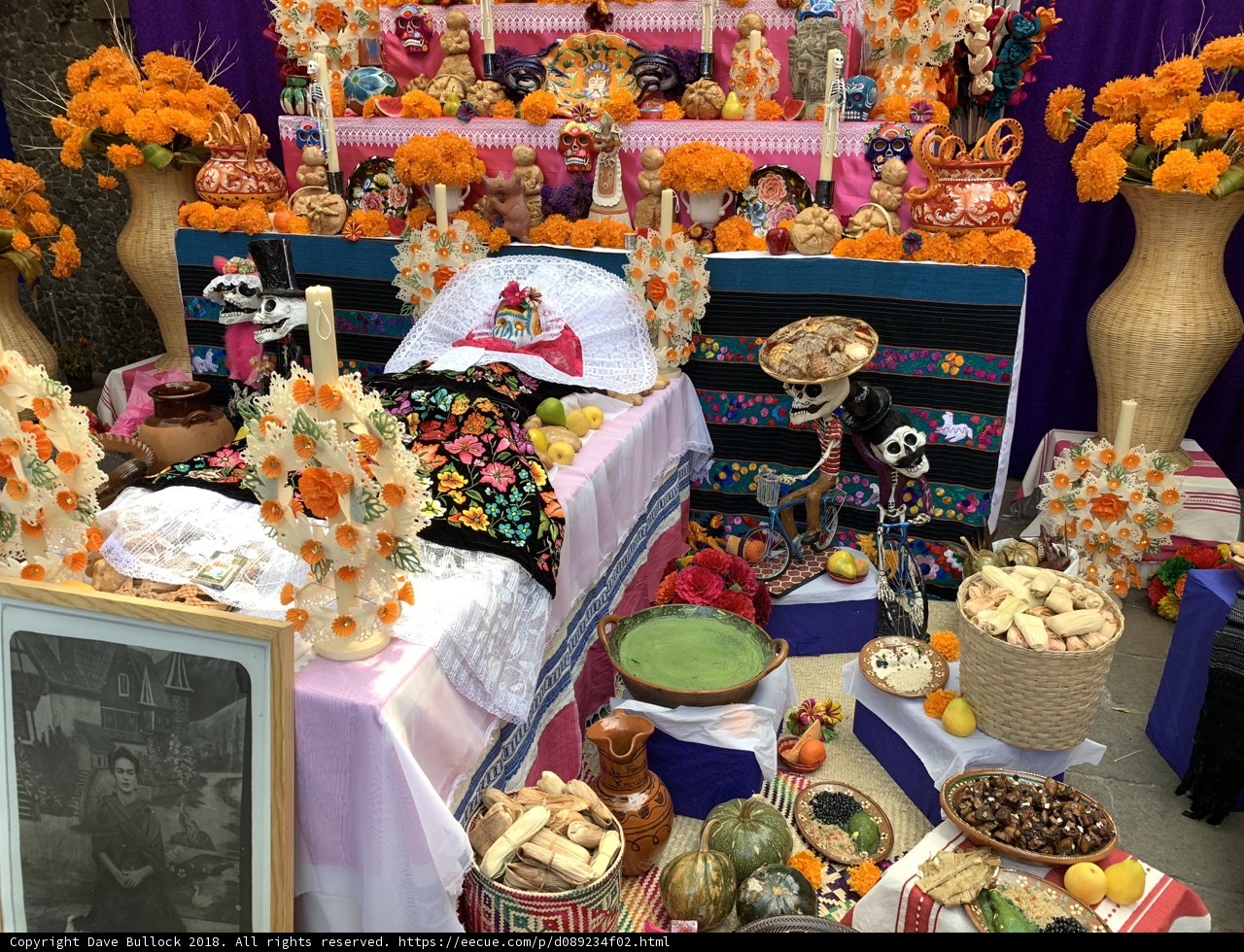 Altar Decorations in Miguel Hidalgo Church