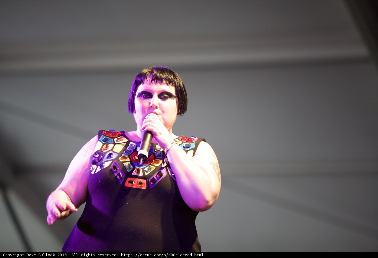 Beth Ditto Performing at Coachella