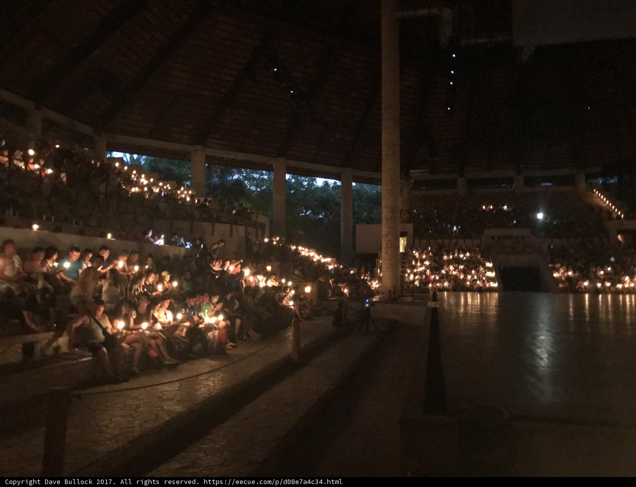 Vigil in a Packed Auditorium