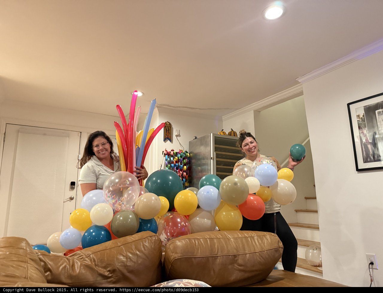 Balloon Bonanza in the Living Room