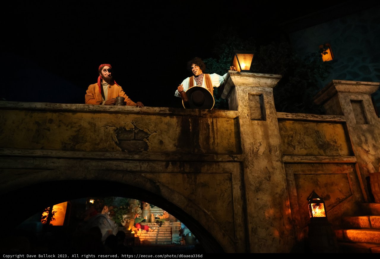 Costumed Characters on the Bridge