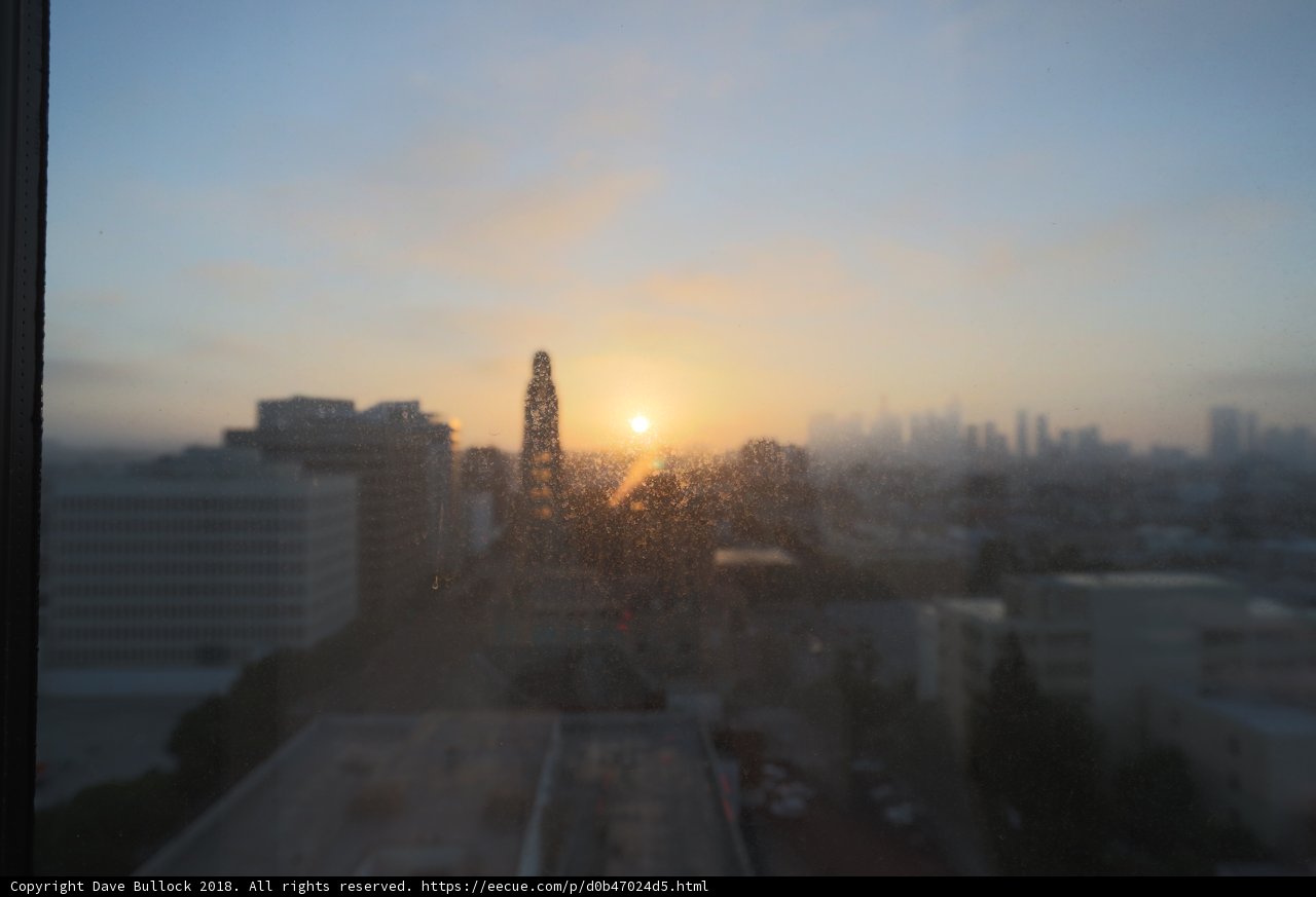Sunset Glow over the Urban Jungle