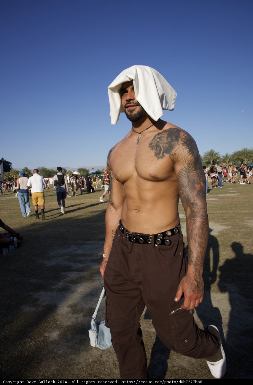 Shades of Confidence: A Portrait at Coachella 2024