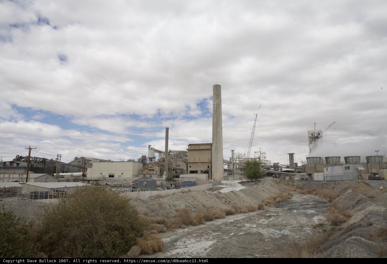 Skyline of a Factory by the River