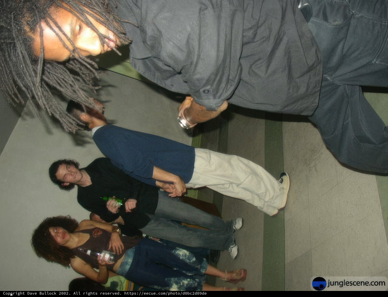 Dreadlocked Man Ready to Party