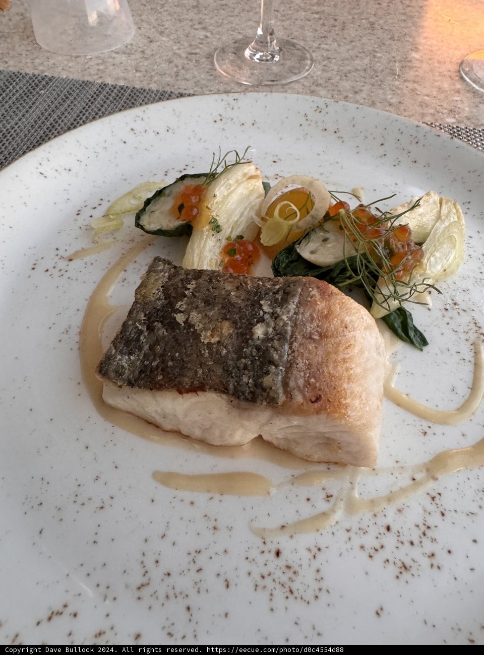 Culinary Delight in Waikiki: Fresh Salmon Presentation at The Royal Hawaiian
