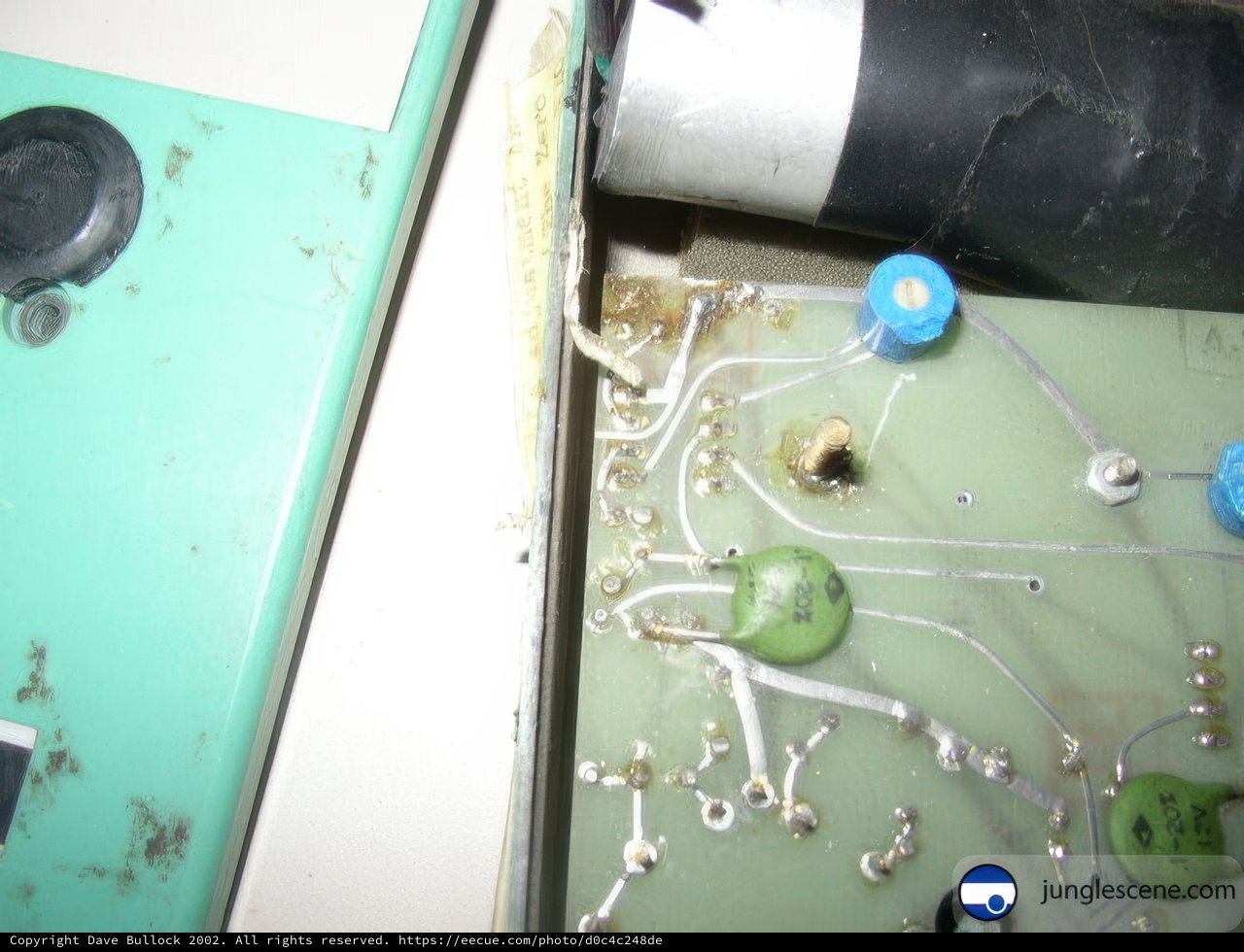Vintage Green Electronic Hardware
