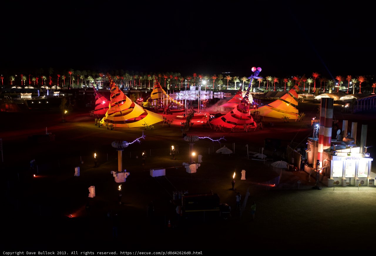 Night Lights at Coachella