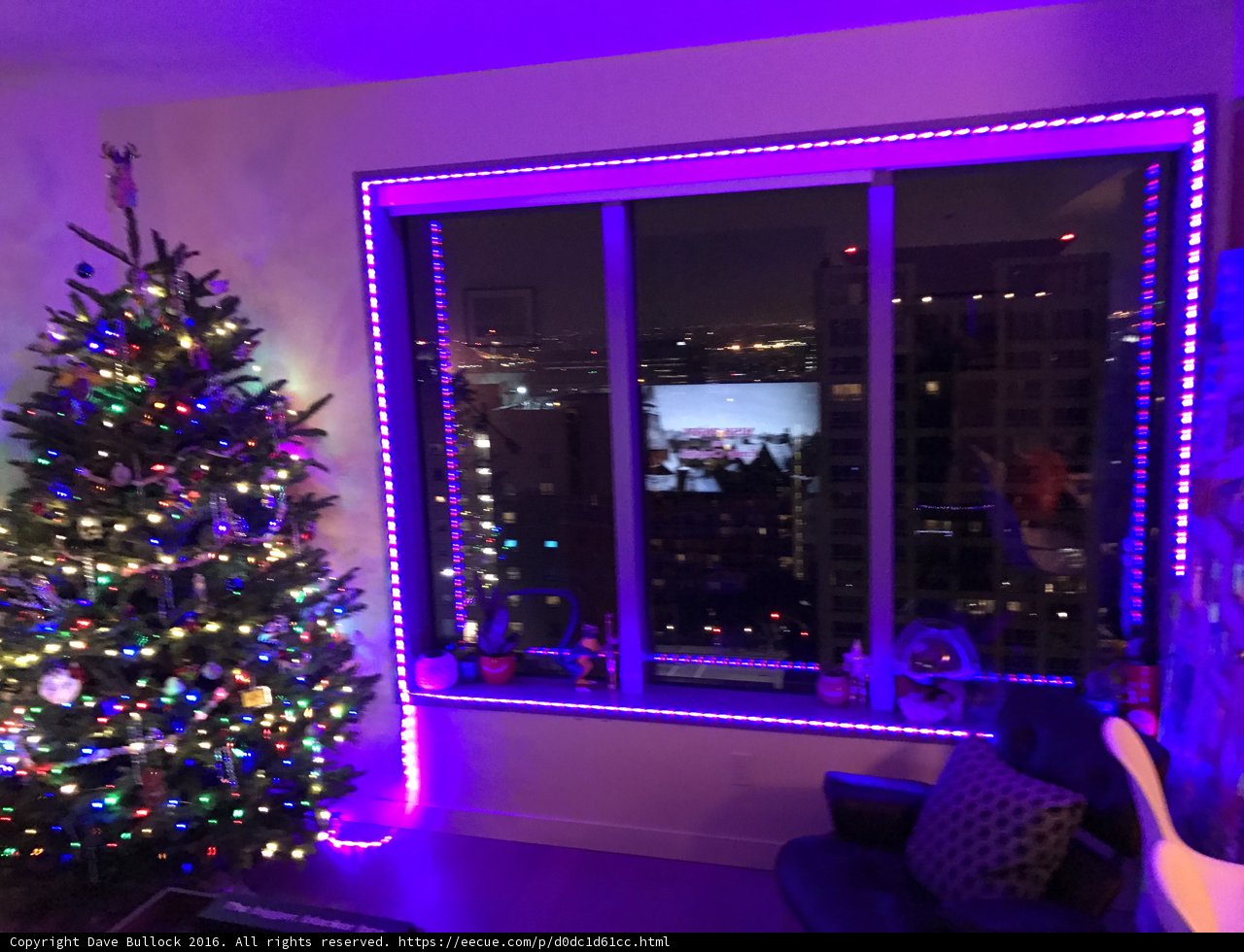 Purple Christmas Tree Delight