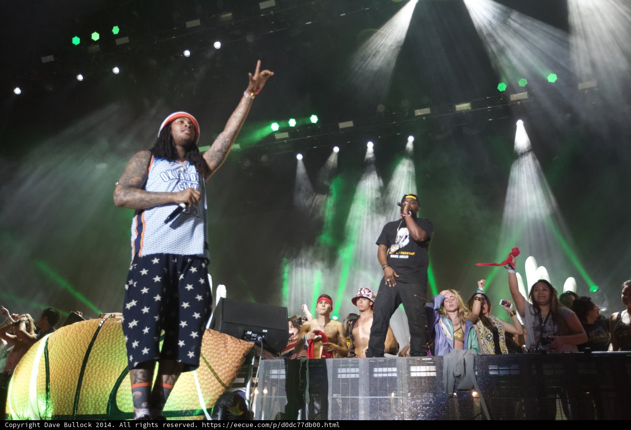 Waka Flocka Flame Rocks Coachella Stage