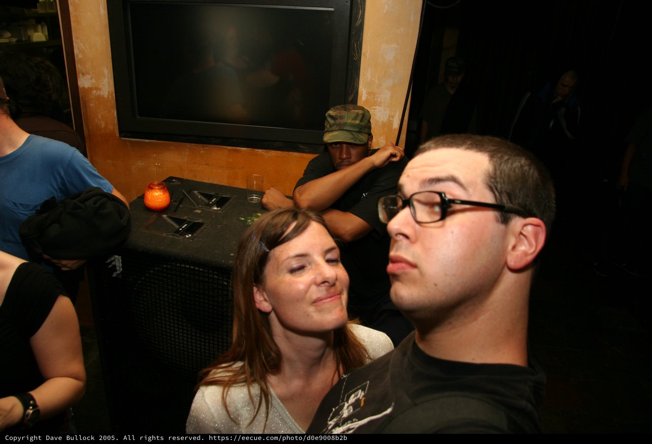 Late Night Bar Scene with Friends in 2005