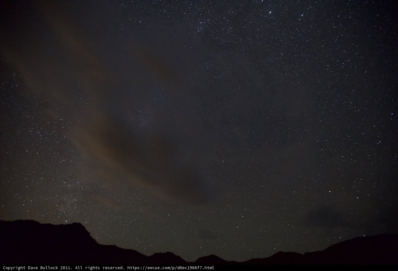 Stargazing in the Mountains