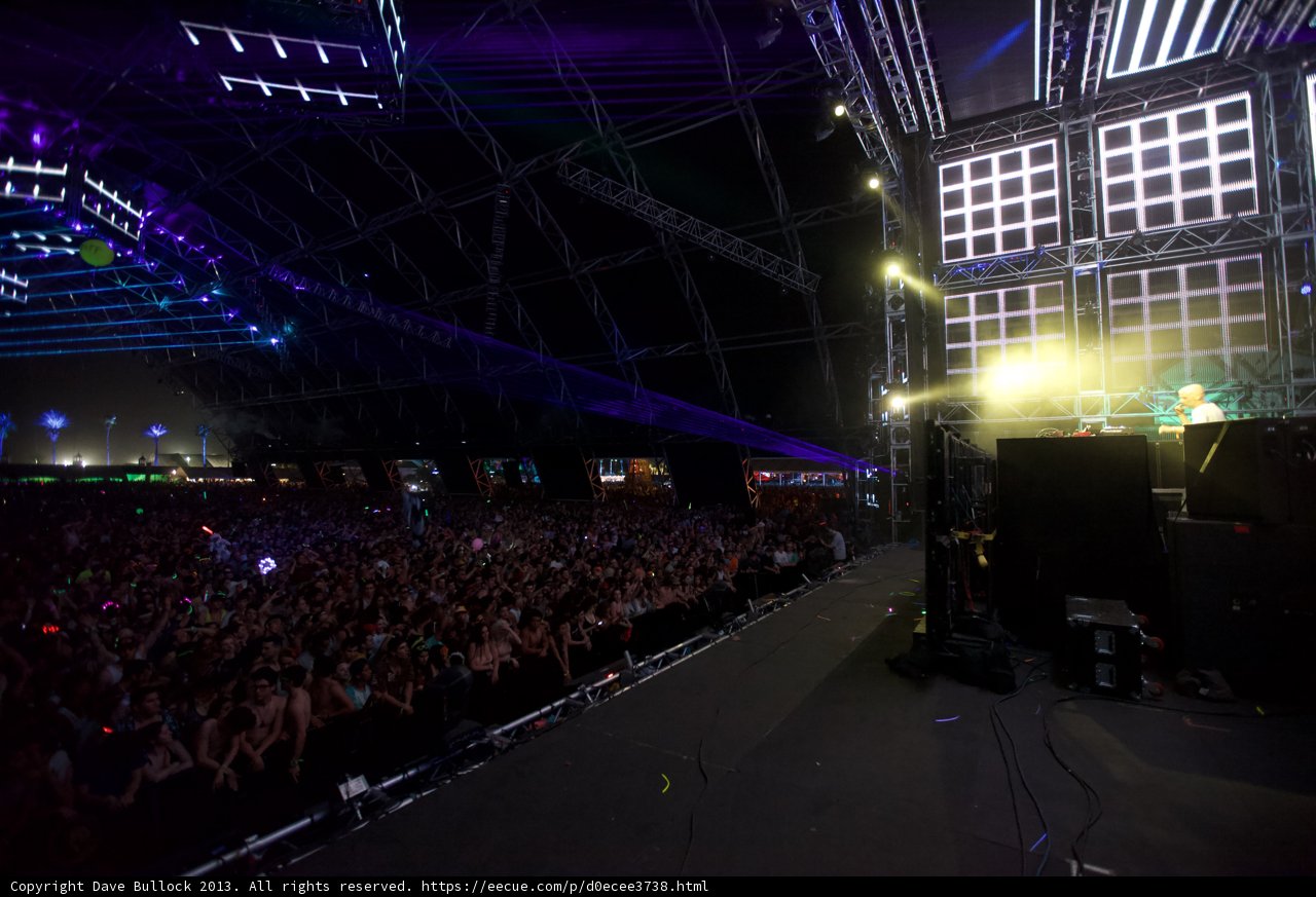 Illuminated Stage Draws Massive Crowd