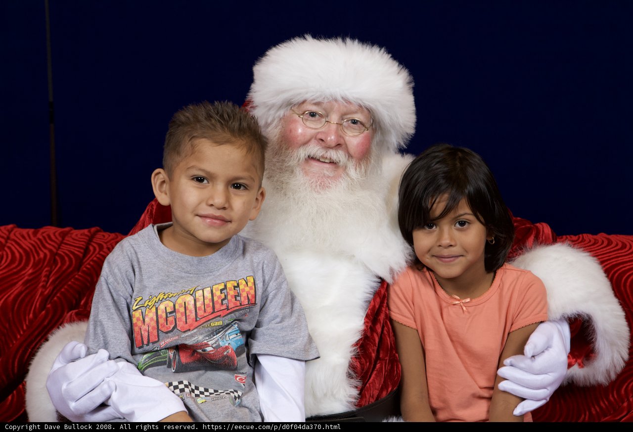 Santa Claus Spreading Joy