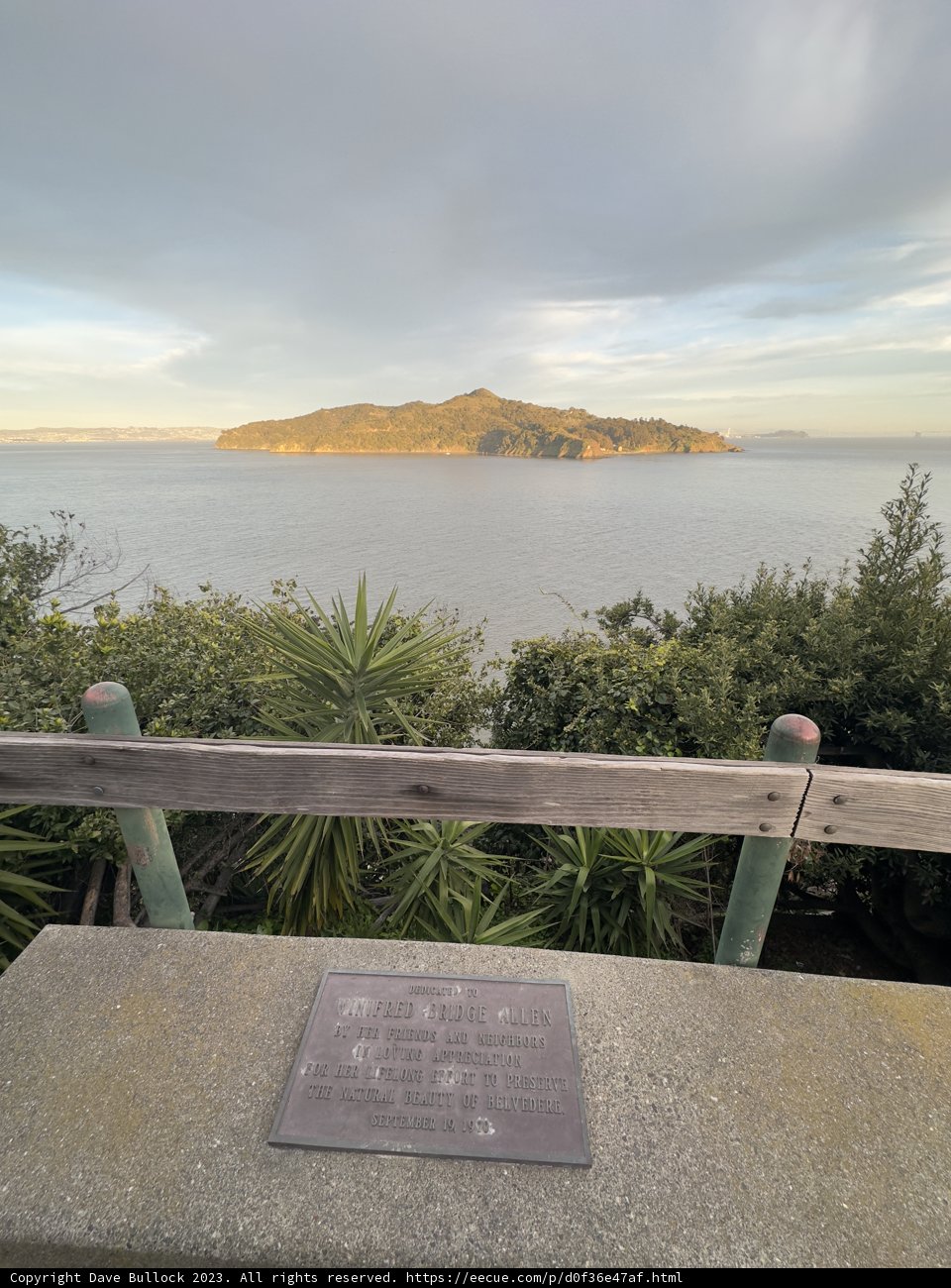 Belvedere Bench with Ocean View