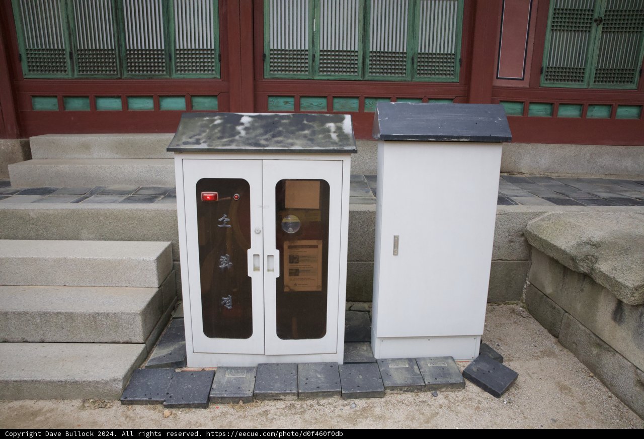 Uniquely Designed White Cabinet in Korea