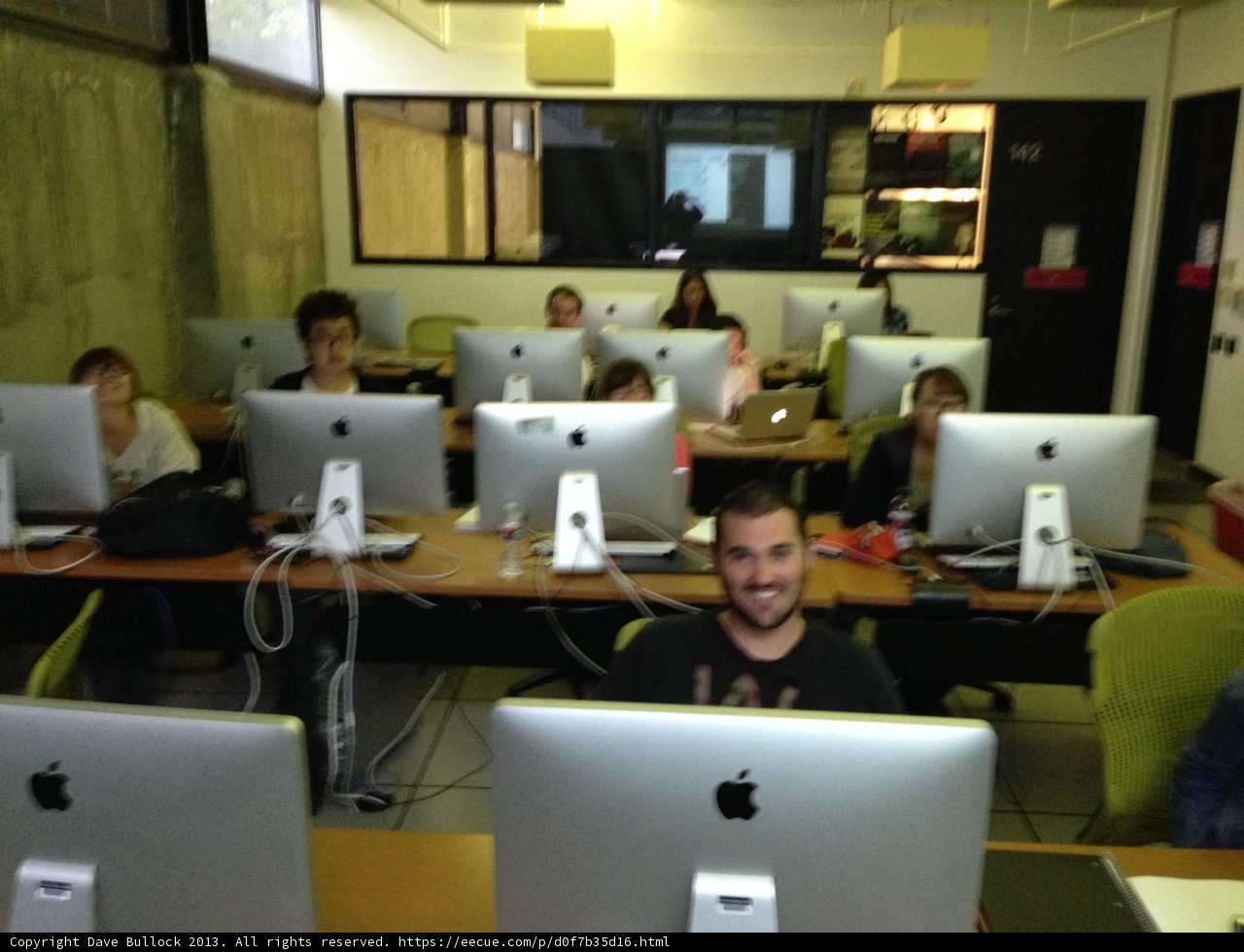 Tech Savvy Students at ArtCenter