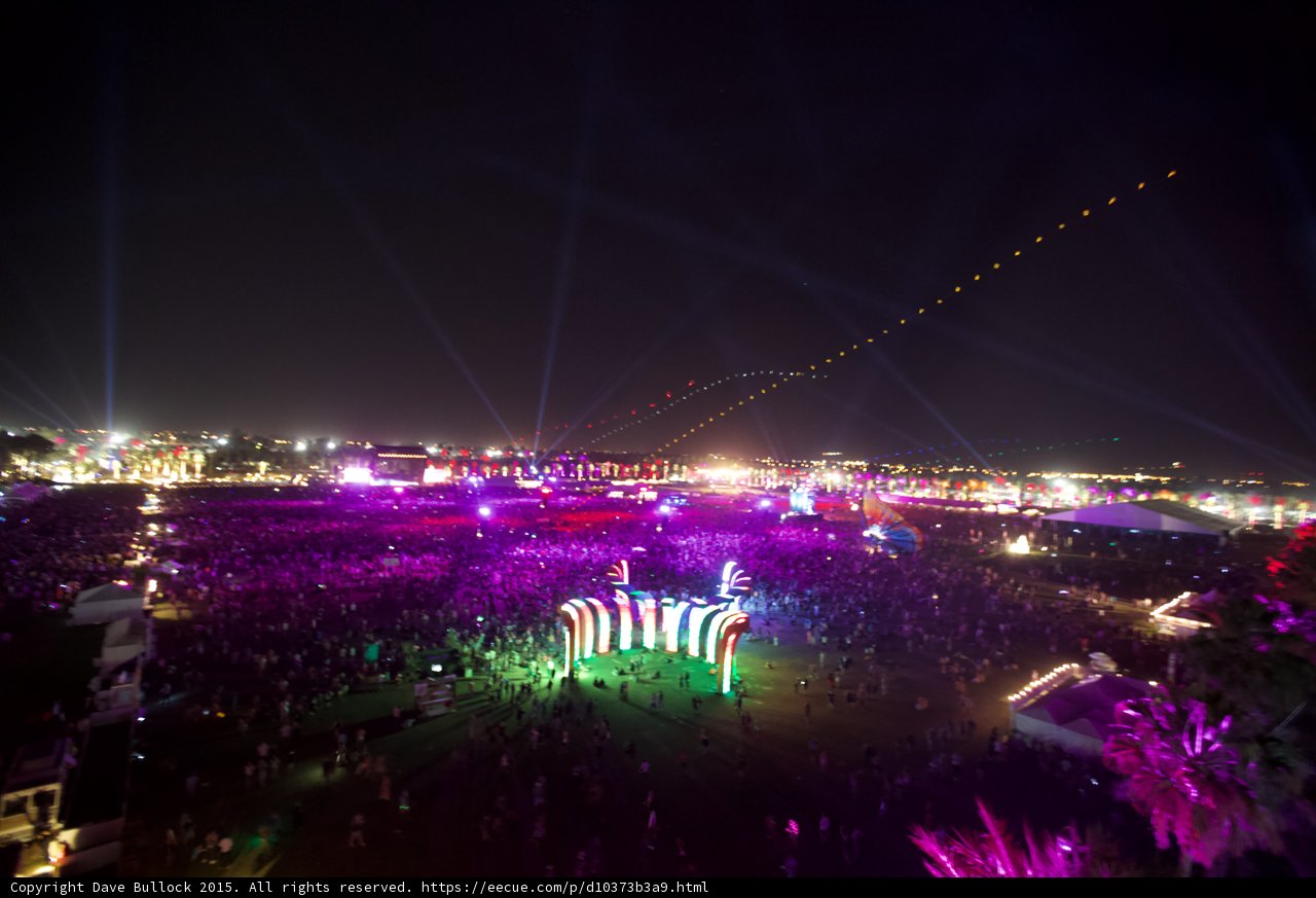 A Vibrant Night at Coachella