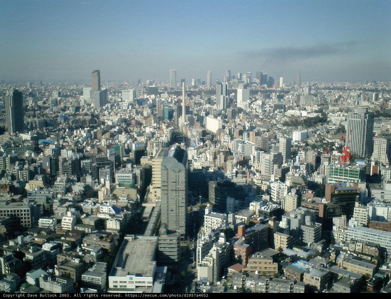 Tokyo Metropolis Shimmering in the Sky