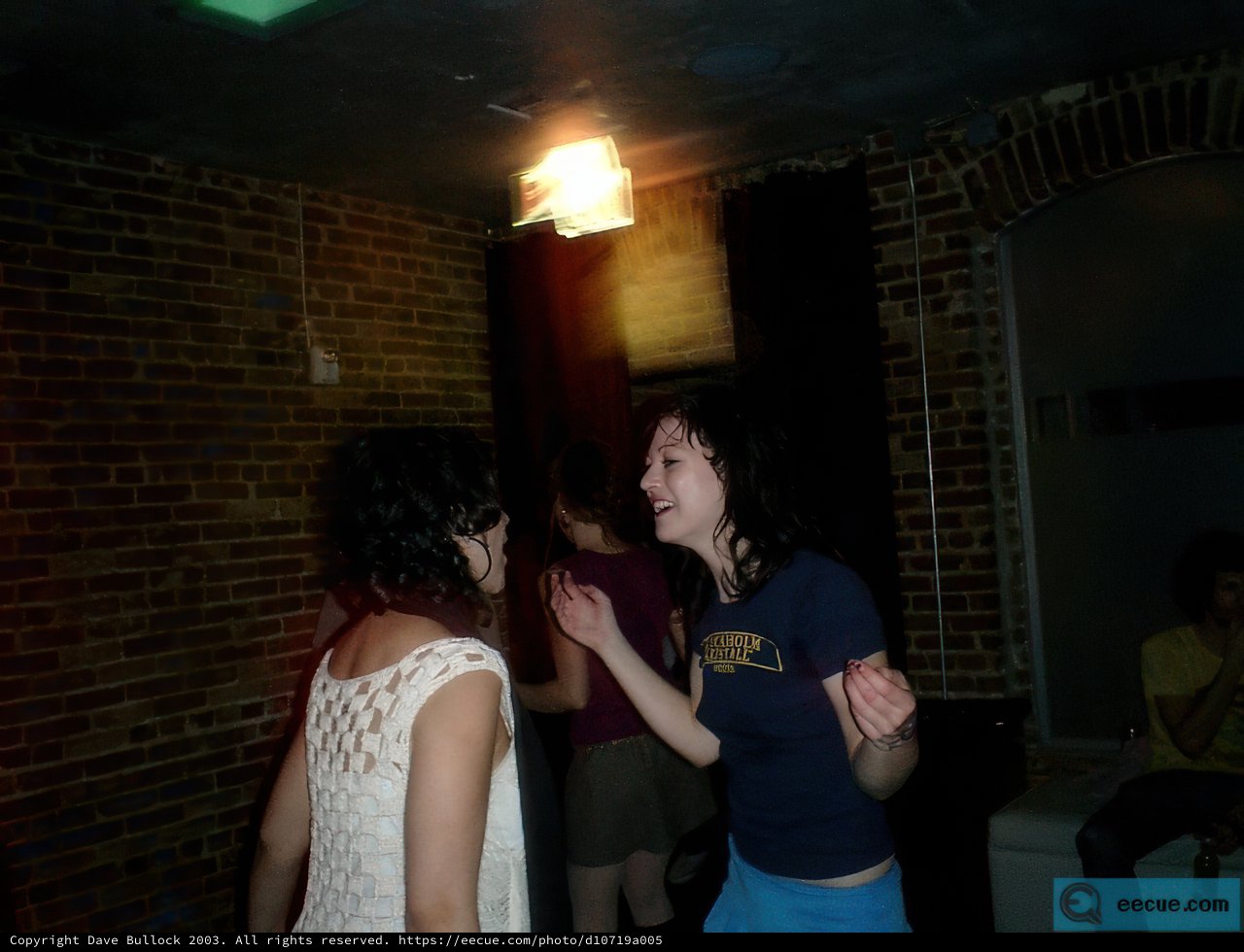 Urban Bride and Friend Dancing in the Club