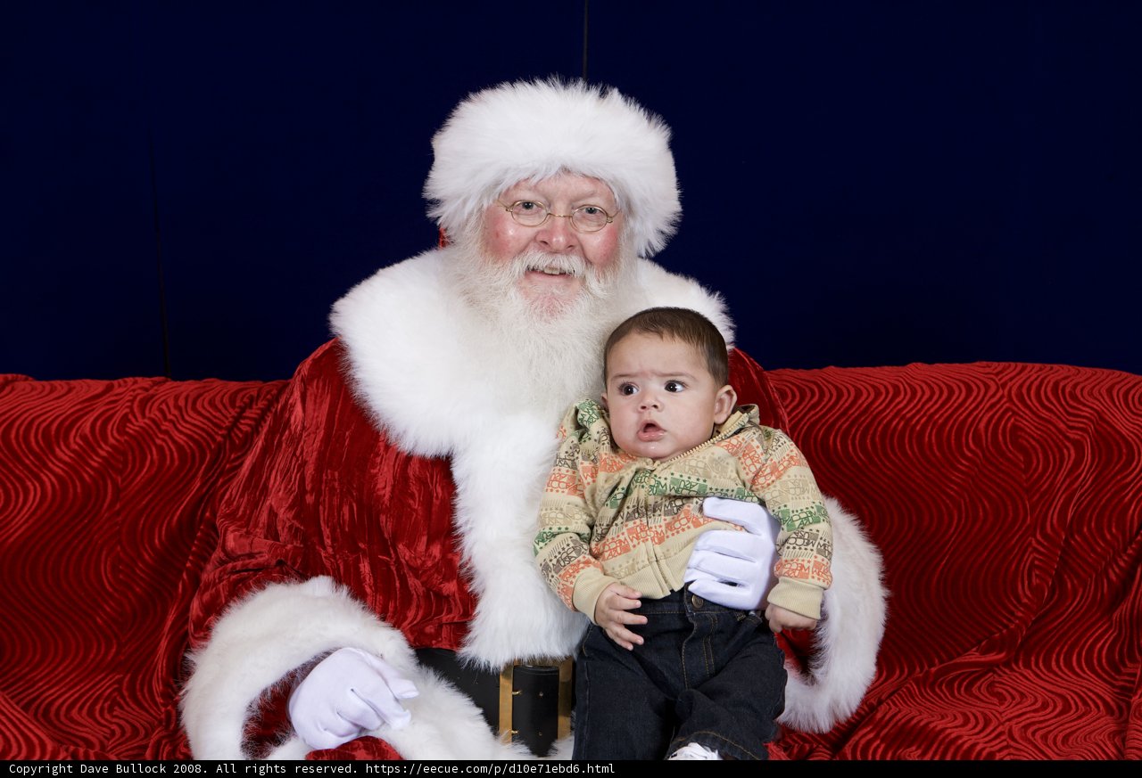 Christmas Cheer on the Red Couch