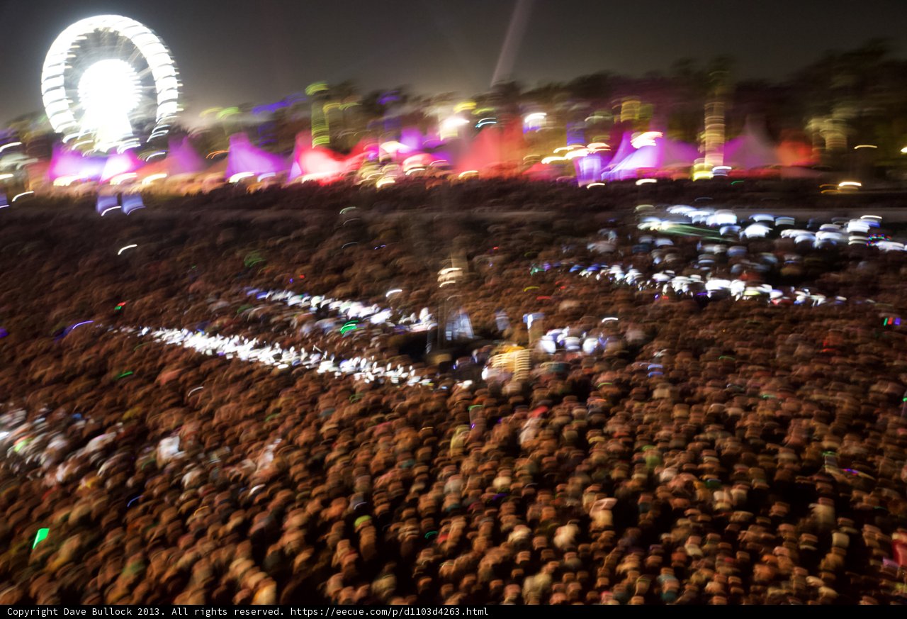 Nighttime Music Festival Madness