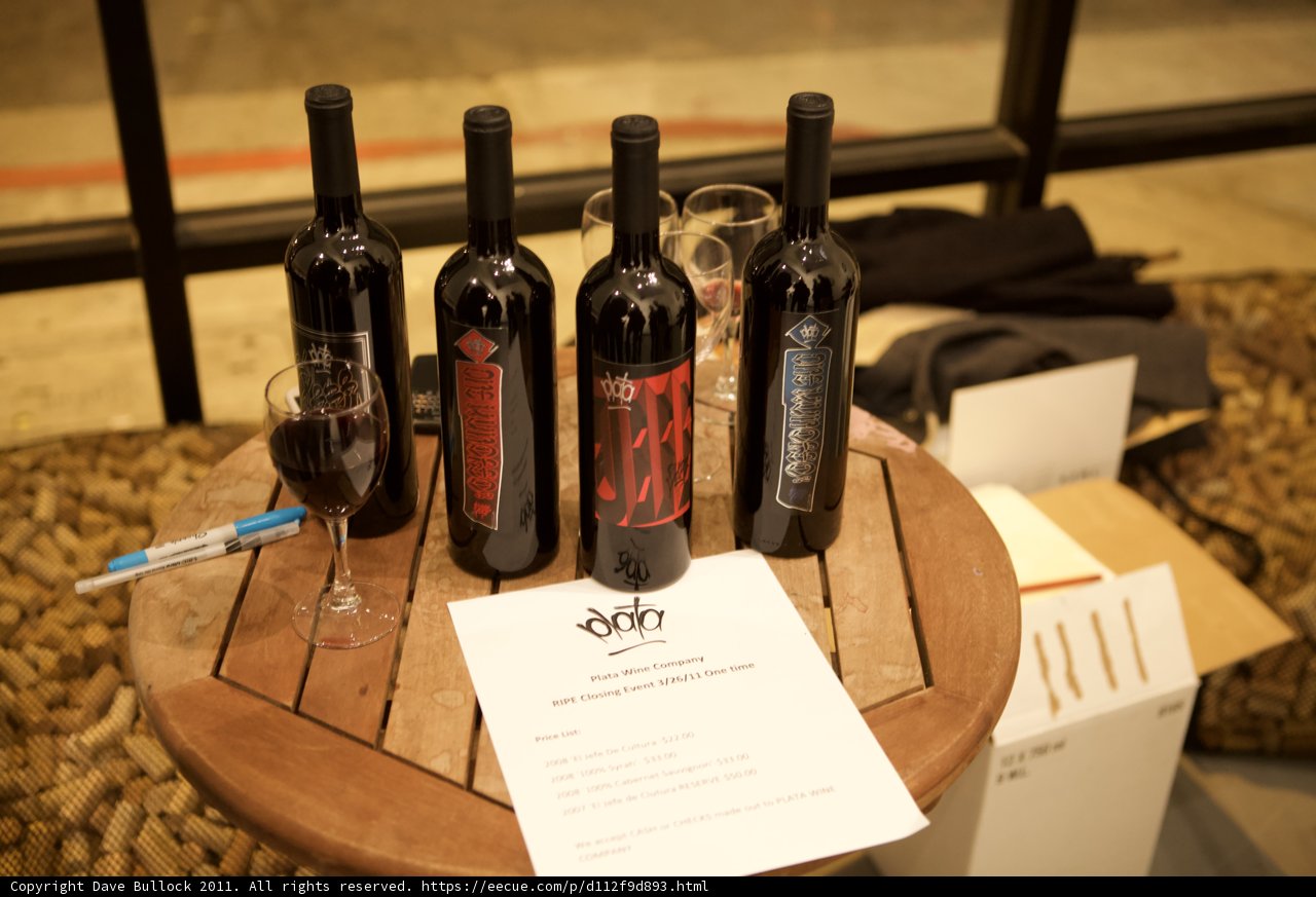 Plata Wine Party Setup