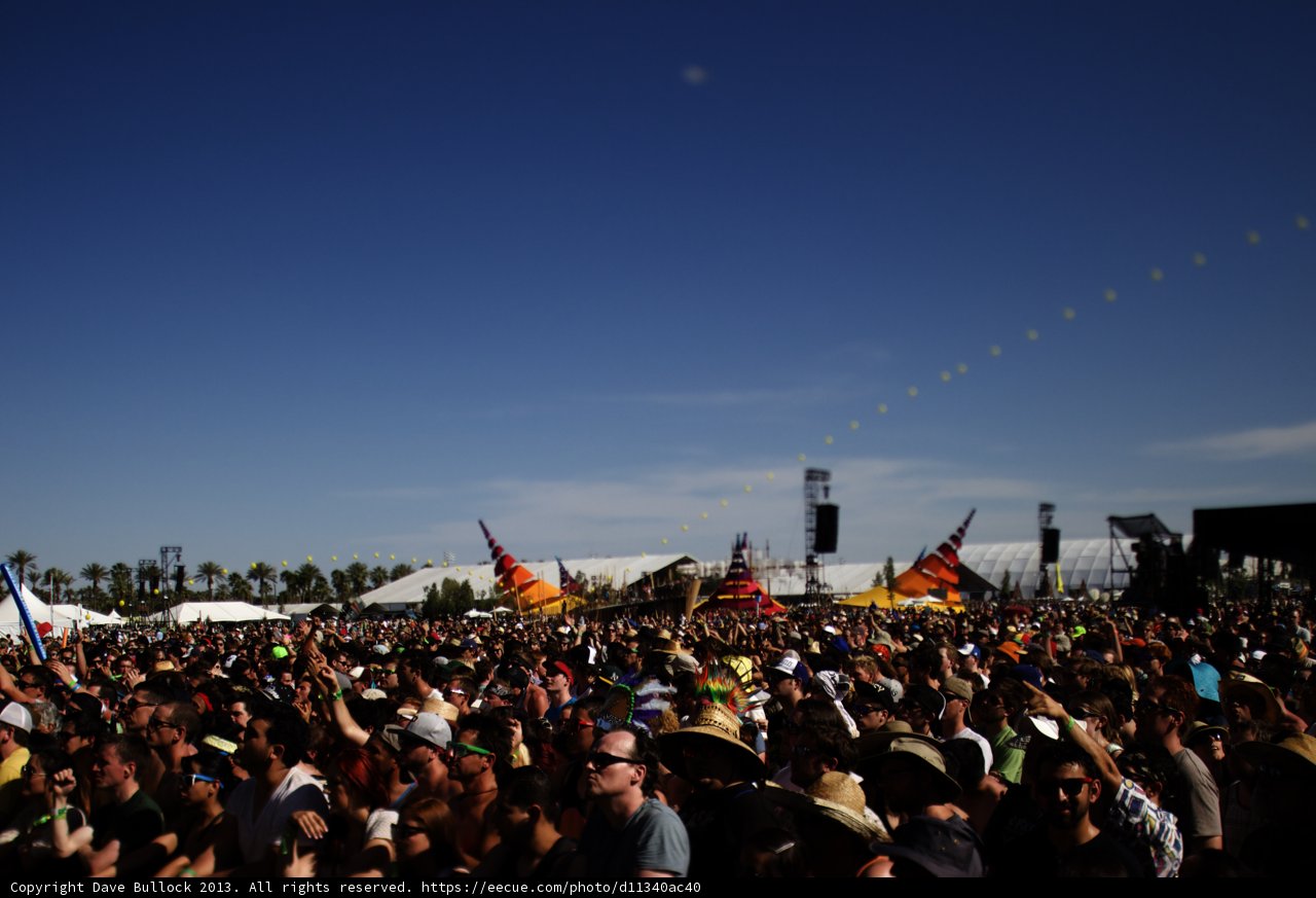 Rhythmic Beats at the Music Festival